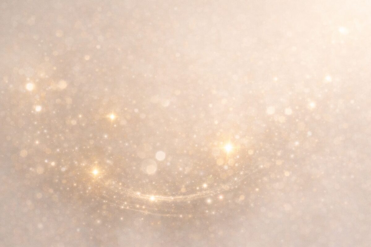 Warme Lichtpunkte in Gold und Silber, echte Stimmen und Vertrauen